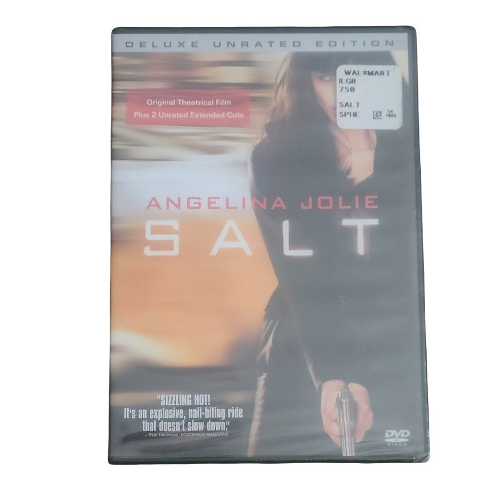 Salt DVD Deluxe Unrated Edition 2010 Angelina Jolie Widescreen, New Sealed